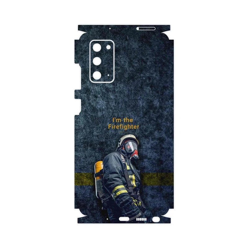 برچسب پوششی ماهوت مدل Firefighter-FullSkin مناسب برای گوشی موبایل سامسونگ Galaxy Note 20