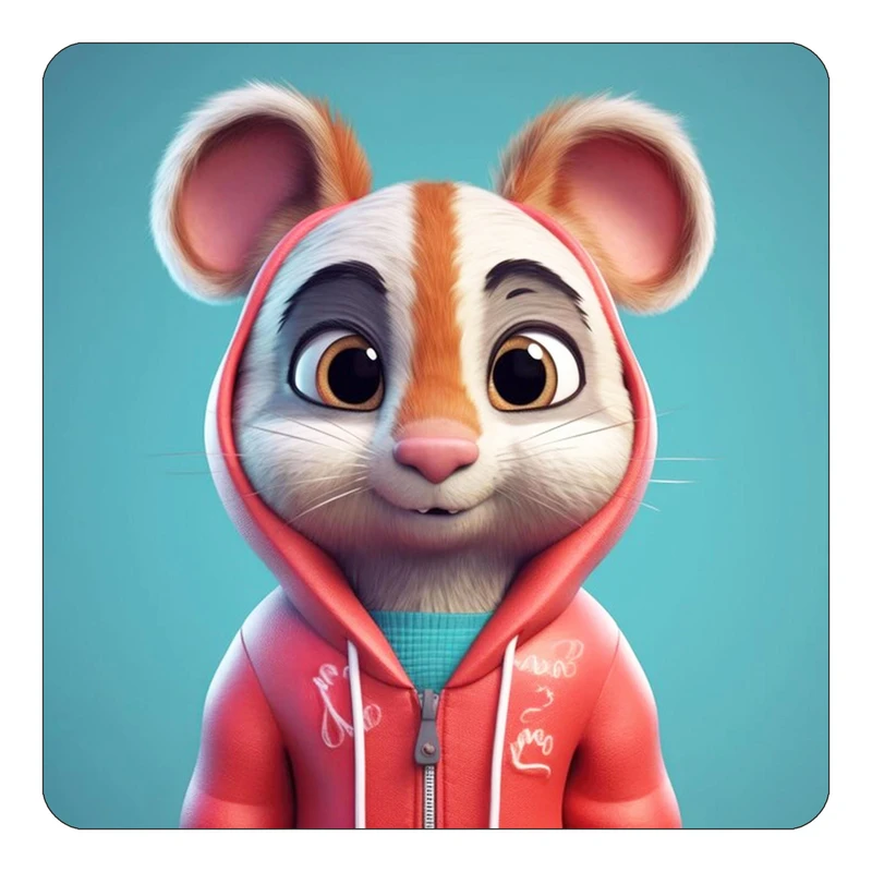 مگنت کاکتی طرح حیوانات کارتونی مدل mp27146