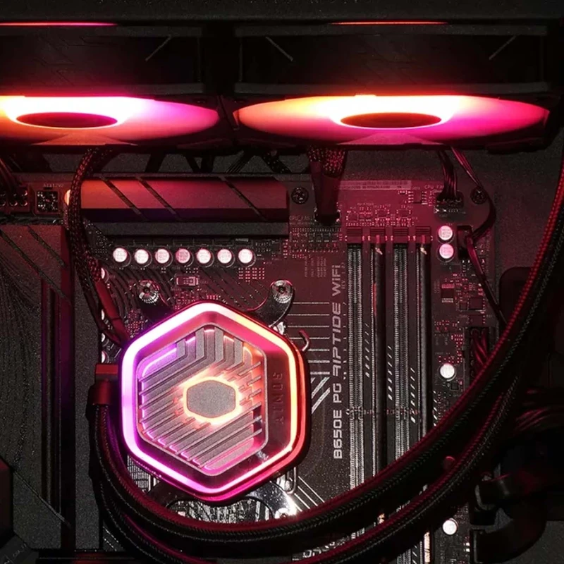 عکس شماره 5 : سیستم خنک کننده آبی کولر مستر مدل atmos 360 argb