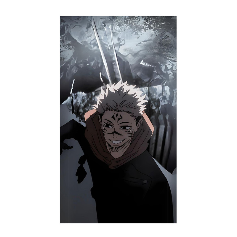 استیکر لپ تاپ و موبایل مدل انیمه طرح جوجوتسو کایسن ریومن سوکونا jujutsu kaisen ryomen sukuna کد 623