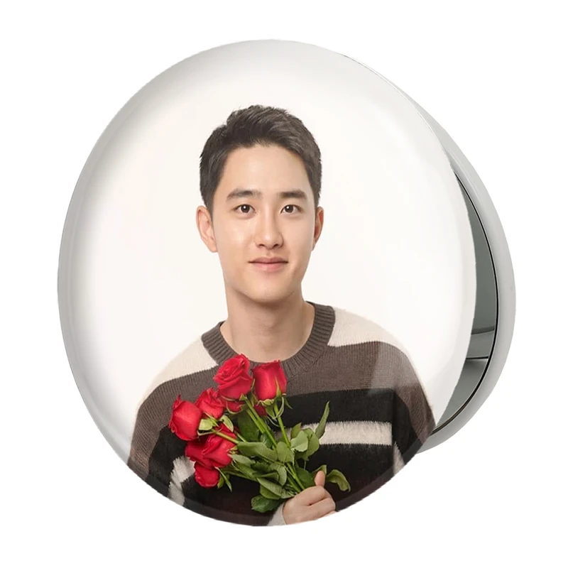 آینه جیبی خندالو طرح دی.او گروه اکسو EXO مدل تاشو کد 13379 