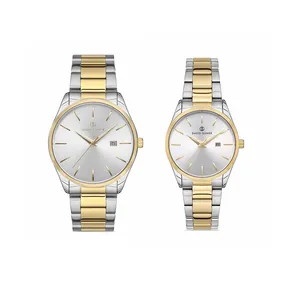 ست ساعت مچی عقربه ای زنانه و مردانه دیوید گانر مدل DG-8180GALA-D1