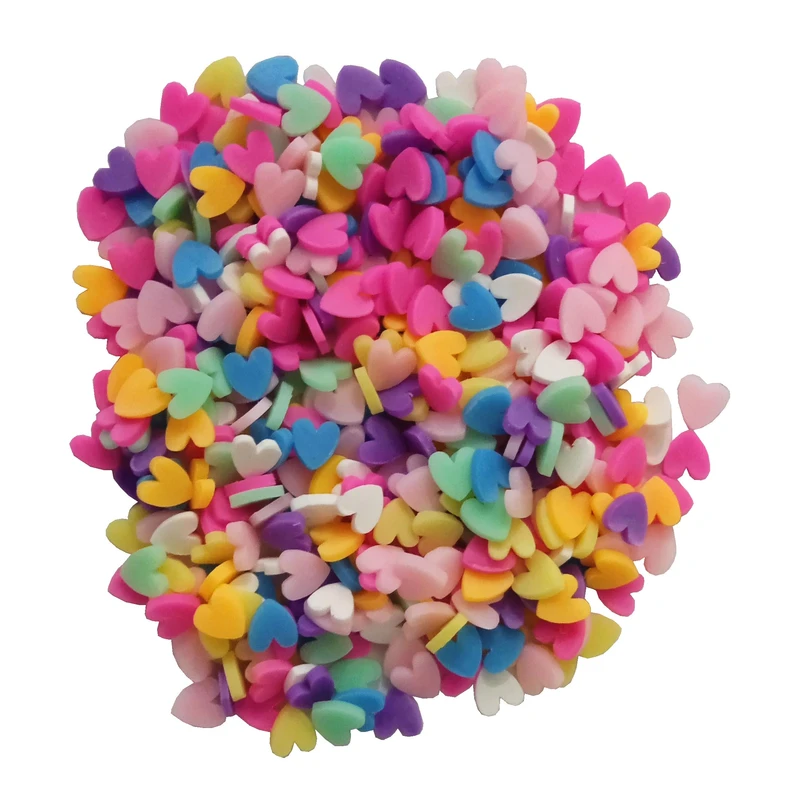 فیمو مدل قلب رنگی بسته 150 عددی