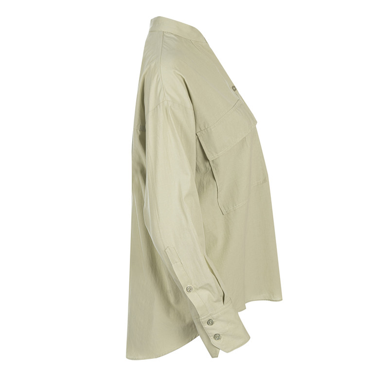 شومیز آستین بلند زنانه سرژه مدل 207338 رنگ سبز روشن