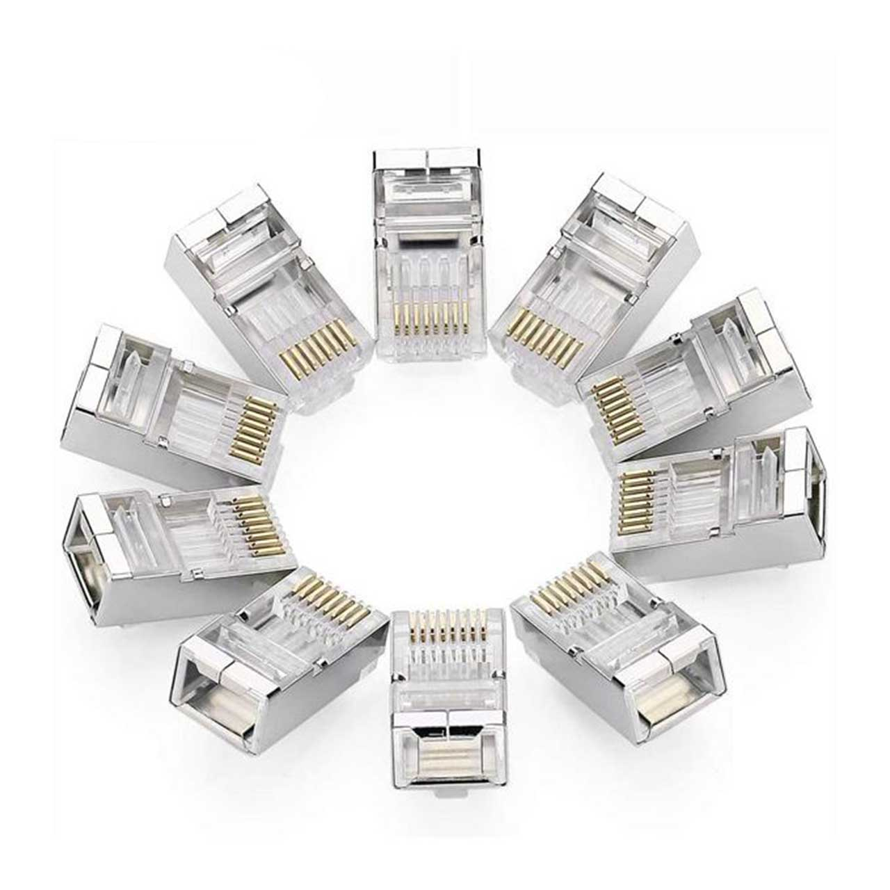 سوکت شبکه  Cat6 یوگرین مدل NW111-50248 بسته 100 عددی