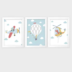 تابلو کودک و نوزاد مدل K178W مجموعه 3 عددی