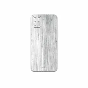 MAHOOT White Wood Cover Sticker for Motorola Moto G9 Plus