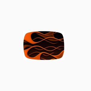 برچسب بدنه خودرو نکسان طرح شعله نارنجی کد SK010 مناسب برای سمند سورن