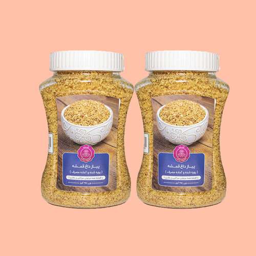 پیاز داغ پوره قمشه - 250 گرم بسته 2 عددی