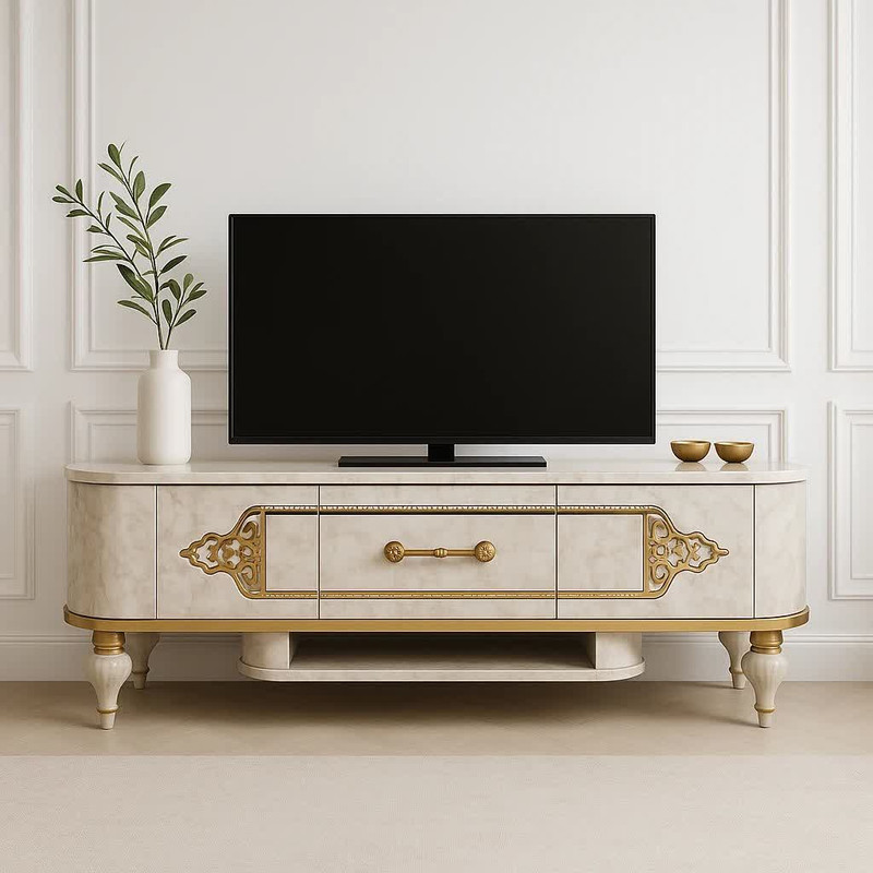 میز تلویزیون مدل درنیکا مناسب برای تلویزیون تا 49 اینچ