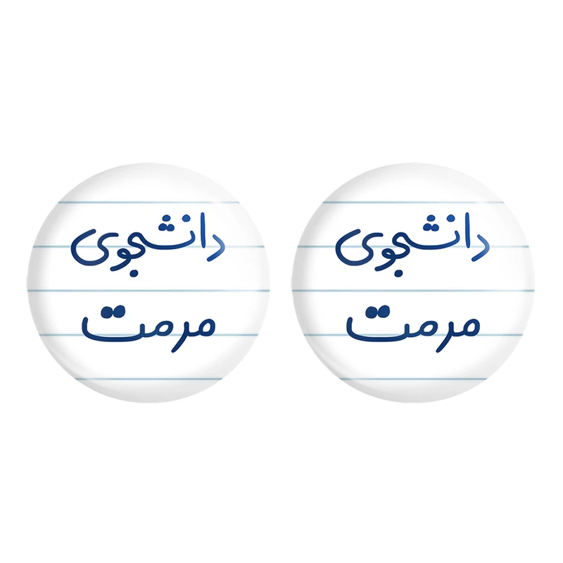 مگنت خندالو مدل دانشجوی مرمت کد 6633 مجموعه 2 عددی