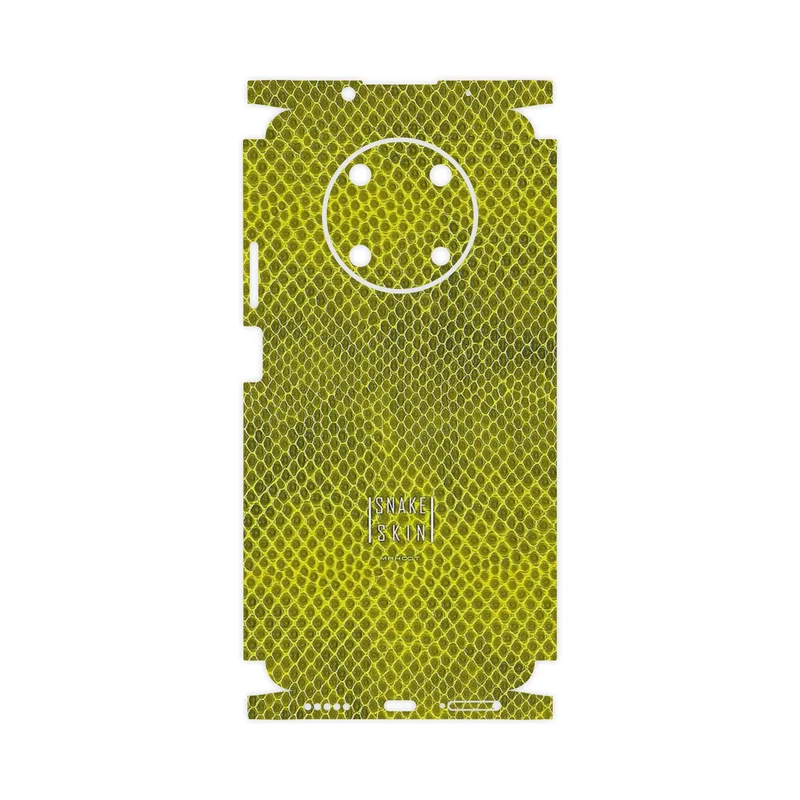 برچسب پوششی ماهوت مدل Yellow Snake Skin-FullSkin مناسب برای گوشی موبایل هوآوی Nova Y90