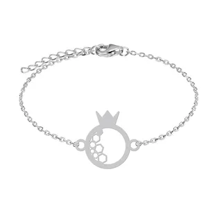 دستبند زنجیری زنانه هایکا مدل انار کد z.dh85