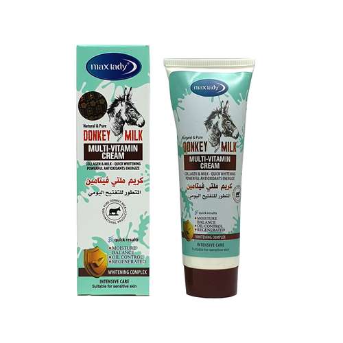 کرم روشن کننده مکس لیدی مدل شیر الاغ حجم 50 میلی لیتر