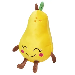 عروسک مدل میوه گلابی خندان ارتفاع 33 سانتی متر