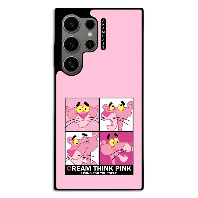 کاور آکام مدل AMC-WSGS24U-PINK PANTHER15مناسب برای گوشی موبایل سامسونگ Galaxy S24 Ultra