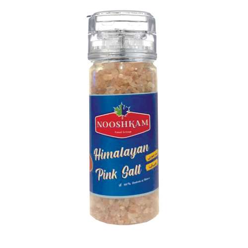 نمک صورتی هیمالیا کریستال سر آسیابی نوشکام - 150 گرم