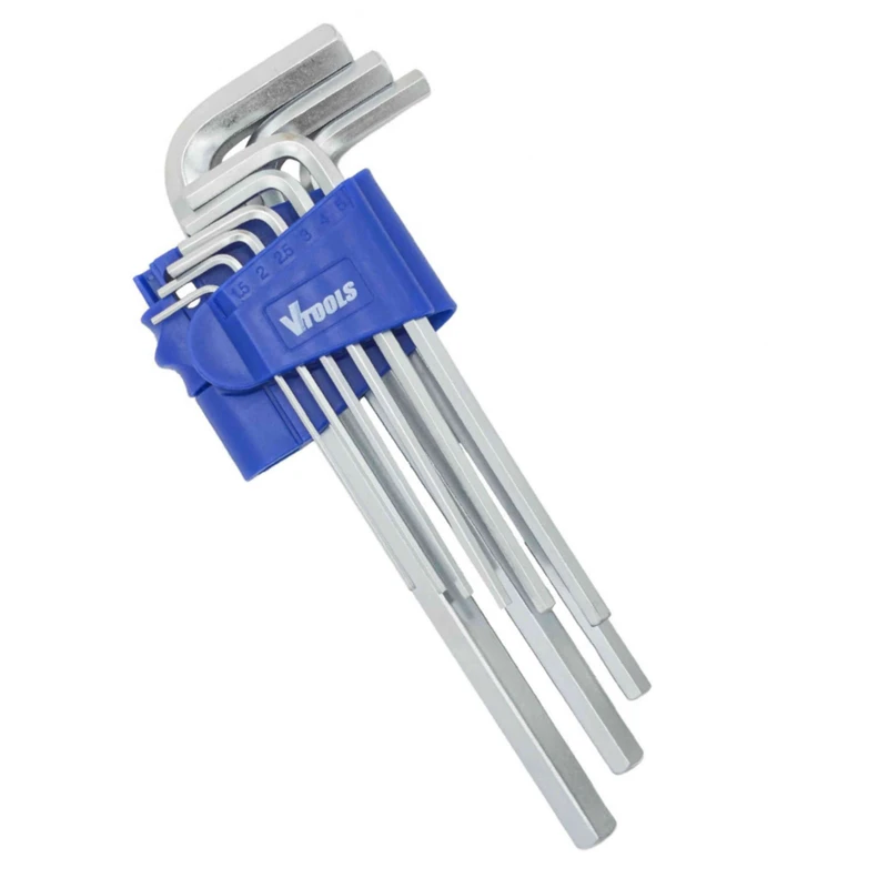 آچار آلن ویتولز مدل VT2163 سایز 1.5 تا 10 میلی‌متر مجموعه 9 عددی