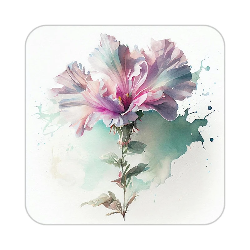 زیر لیوانی کاکتی طرح گل مدل mp16008