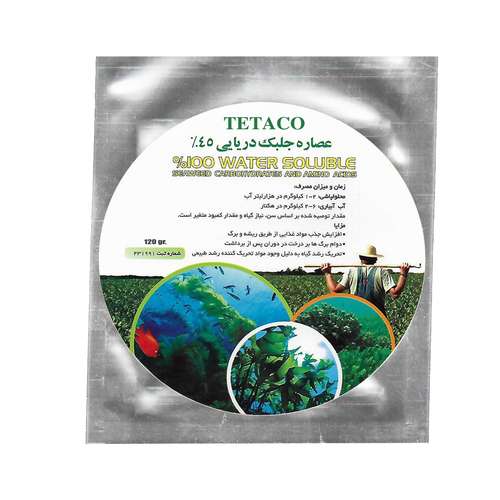 کود عصاره جلبک دریایی تتاکو مدل J-120 وزن 120 گرم