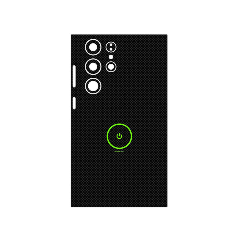 برچسب پوششی ماهوت مدل Minimal Power Button مناسب برای گوشی موبایل سامسونگ Galaxy S23 Ultra