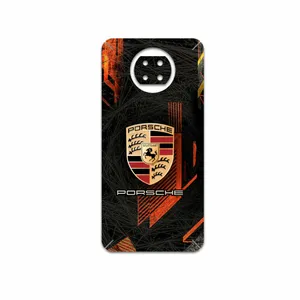 MAHOOT Porsche-Logo Cover Sticker for Xiaomi Redmi Note 9T