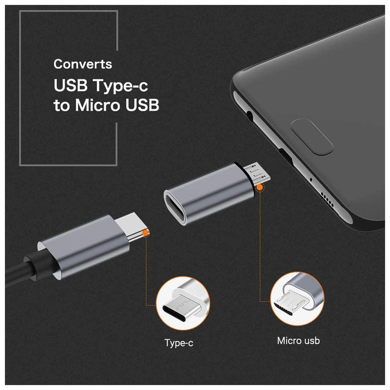 مبدل USB-C به MicroUSB مجنتیک مدل CM2