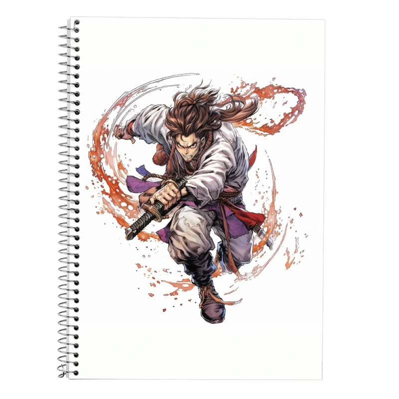 دفتر زبان 50 برگ مدوپد مدل Demon Slayer کد DF10452