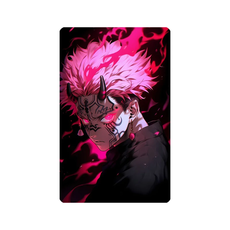 استیکر کارت مدل انیمه طرح جوجوتسو کایسن ریومن سوکونا jujutsu kaisen ryomen sukuna کد 5432