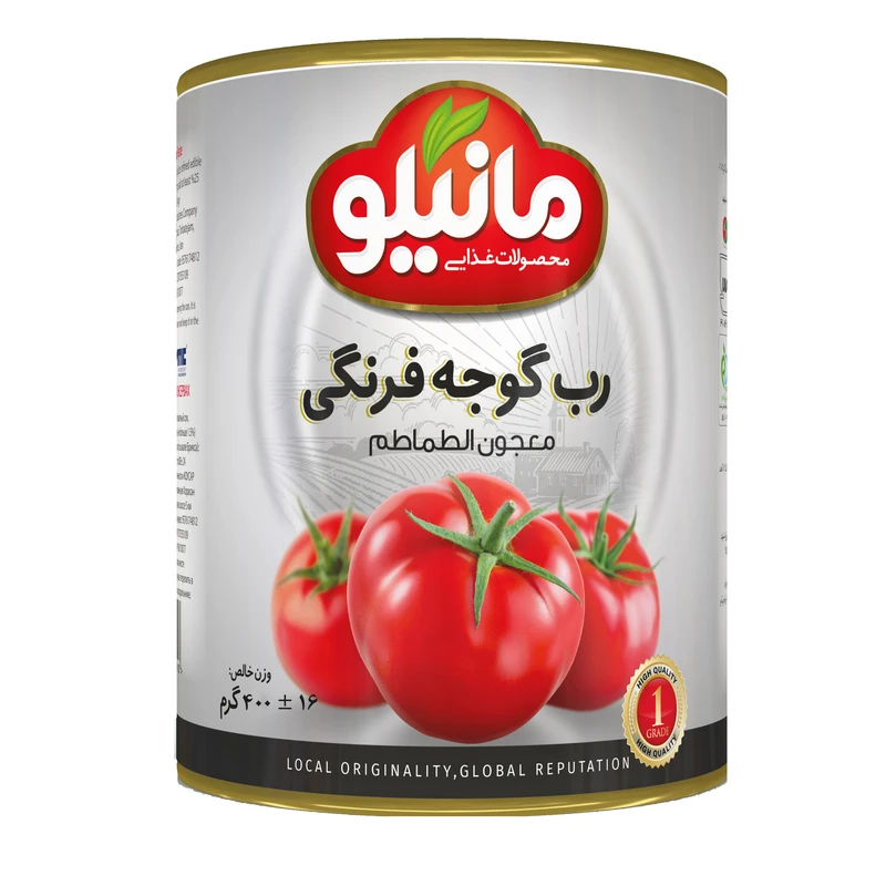 رب گوجه فرنگی مانیلو - 400 گرم عکس شماره 2