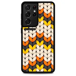 AKAM AMC-WSGS21U-WINTER FABRIC15 Cover For Samsung Galaxy S21 Ultra