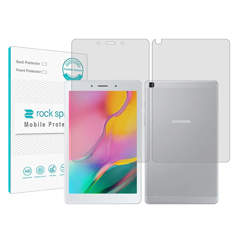 محافظ صفحه نمایش شفاف راک اسپیس مدل Hygel مناسب برای تبلت سامسونگ Galaxy Tab A 8.0 (2019) به همراه محافظ پشت تبلت