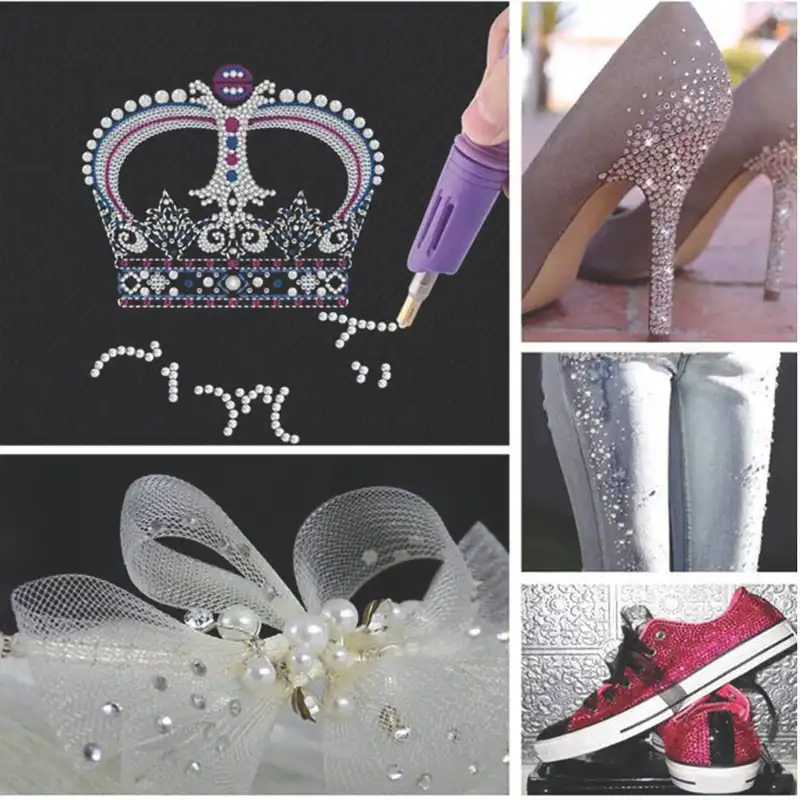 دستگاه نگین زن مدل حرارتی کد HIVIS مجموعه 8 عددی