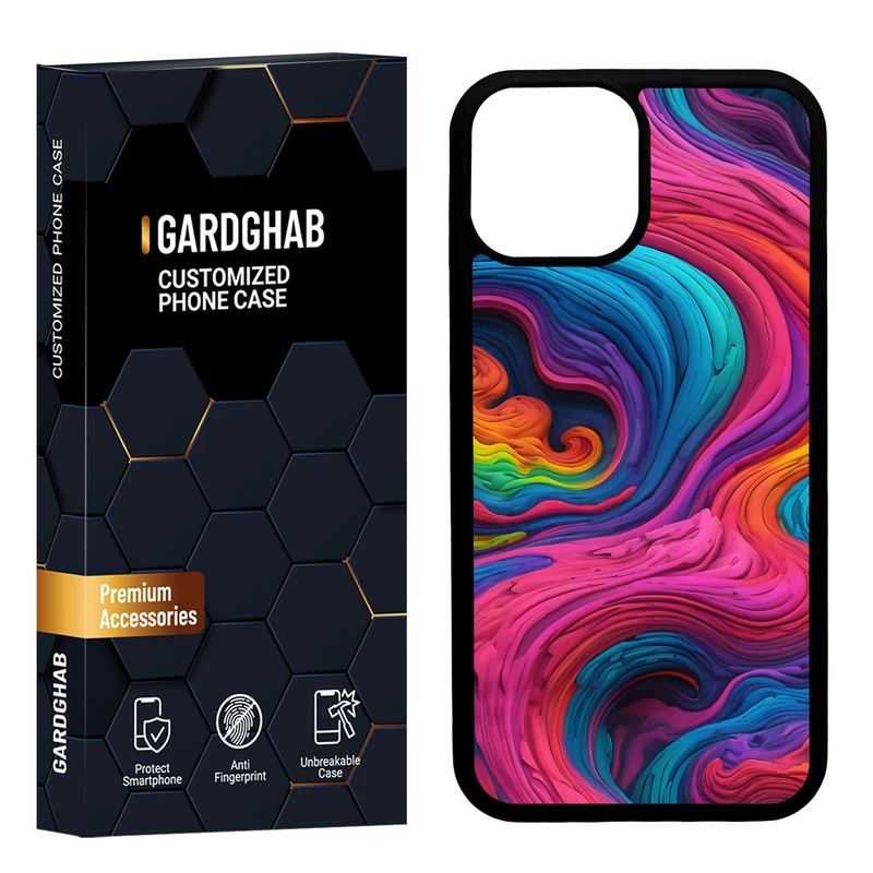 کاور گارد قاب مدل دور ژله ای ساده مناسب برای گوشی موبایل اپل iPhone 13 Mini