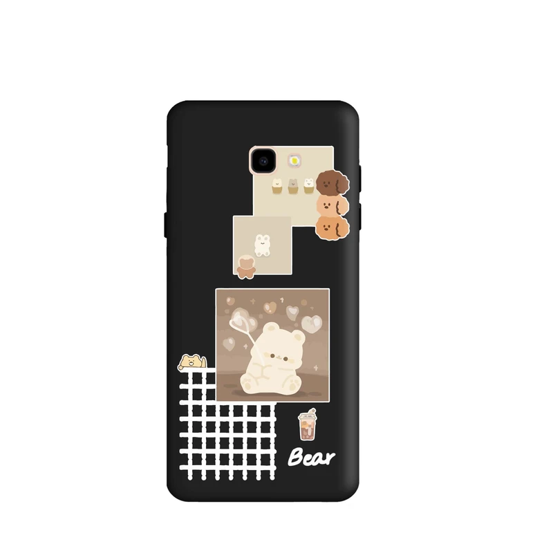 کاور قاب گوشی طرح قاب عکس خرس دخترونه کد k664 مناسب برای گوشی موبایل سامسونگ Galaxy J4 Plus / J4 Core