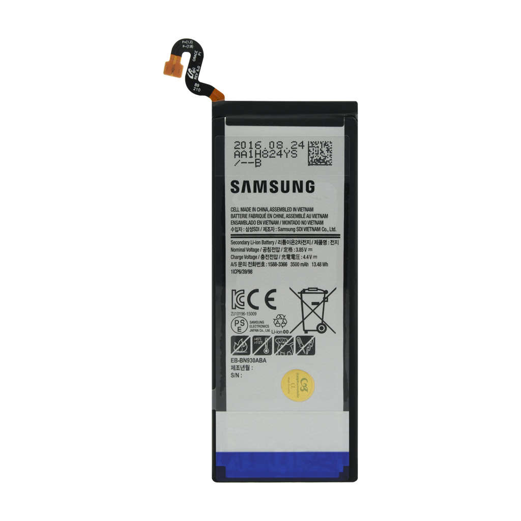 باتری موبایل مدل EB-BN930ABA ظرفیت 3500 میلی آمپر ساعت مناسب برای گوشی موبایل سامسونگ Galaxy Note 7