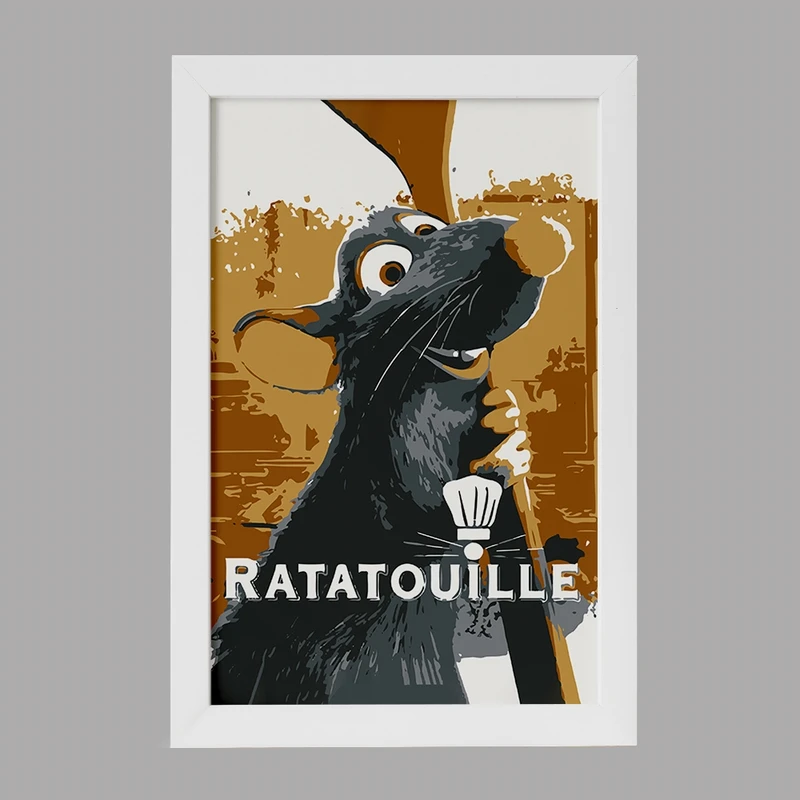 تابلو خندالو مدل موش سرآشپز کد F2250