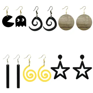 گوشواره زنانه هانستو مدل E6-247 مجموعه 6 عددی