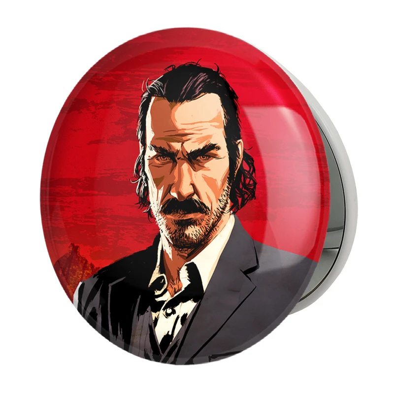 آینه جیبی خندالو طرح بازی رد دد Red Dead مدل تاشو کد 30129