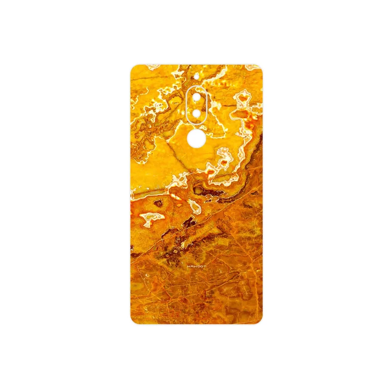 برچسب پوششی ماهوت مدل Gold Marble مناسب برای گوشی موبایل هیوندای Seoul Mix