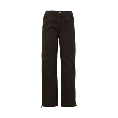 شلوار جین زنانه مدل نیم بگ کارگو کاغذی 29