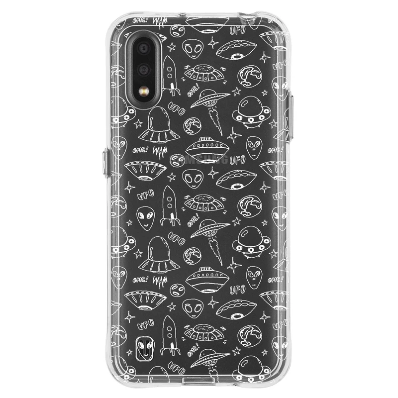 کاور مگافون طرح یوفو مدل C46-W مناسب برای گوشی موبایل سامسونگ Galaxy A01