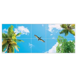  تایل آسمان مجازی بنی دکو مدل UV88 سایز 60x60 سانتی متر مجموعه 10 عددی 