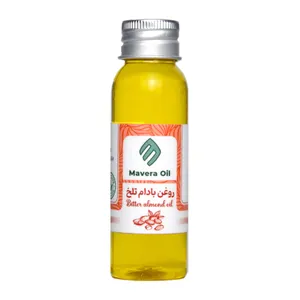 روغن بادام تلخ ماورا مدل پرس سرد حجم 60 میلی لیتر