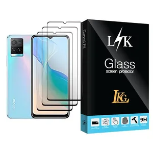 LKG LK Glass3 Ceramics Screen Protector For  Y33s Pack Of 3