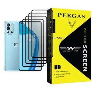 Waily Nice Pergas Glass MIX004 Screen Protector For OnePlus 9R Pack Of 4