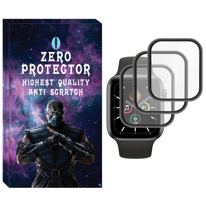 محافظ صفحه نمایش نانو زیرو مدل NZO مناسب برای ساعت هوشمند اپل iWatch 44mm بسته سه عددی