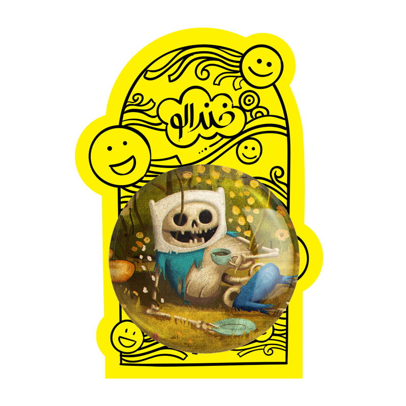 آینه جیبی خندالو مدل فین وقت ماجراجویی Adventure Time کد 20860 آینه جیبی خندالو مدل فین وقت ماجراجویی Adventure Time کد 20860