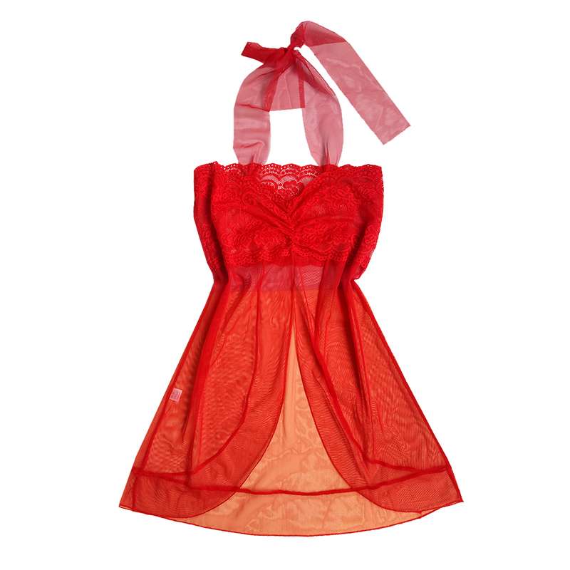 لباس خواب زنانه مدل بیتا رنگ قرمز