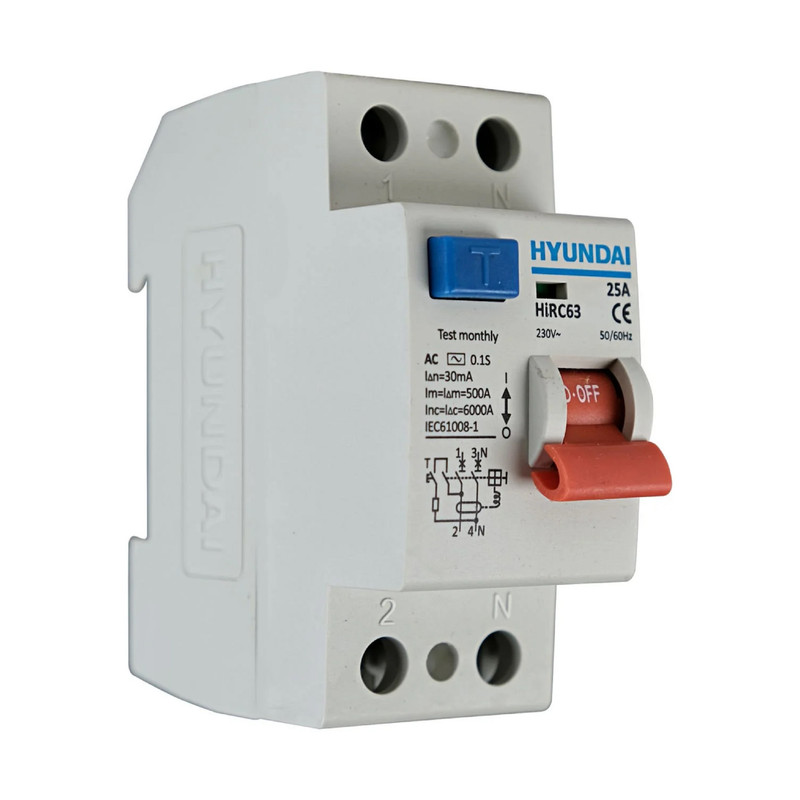 فیوز محافظ جان تک فاز 25 آمپر هیوندای مدل HiRC63-25A